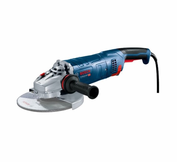 Bosch GWS 24-230 JZ Professional Angle Grinder – Heavy Duty 230mm Grinding Machine for Industrial Cutting, Metal Fabrication, Construction Work, and High Performance Applications